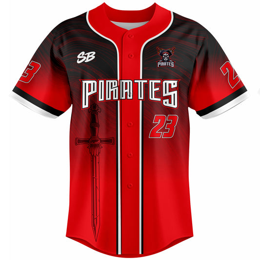custom-pirates-baseball-jersey-red-black-front