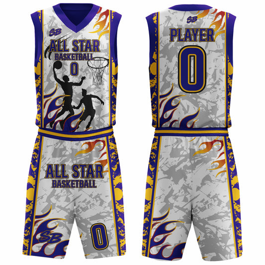 Wholesale custom sublimated basketball uniform USA - bulk orders for teams and resellers