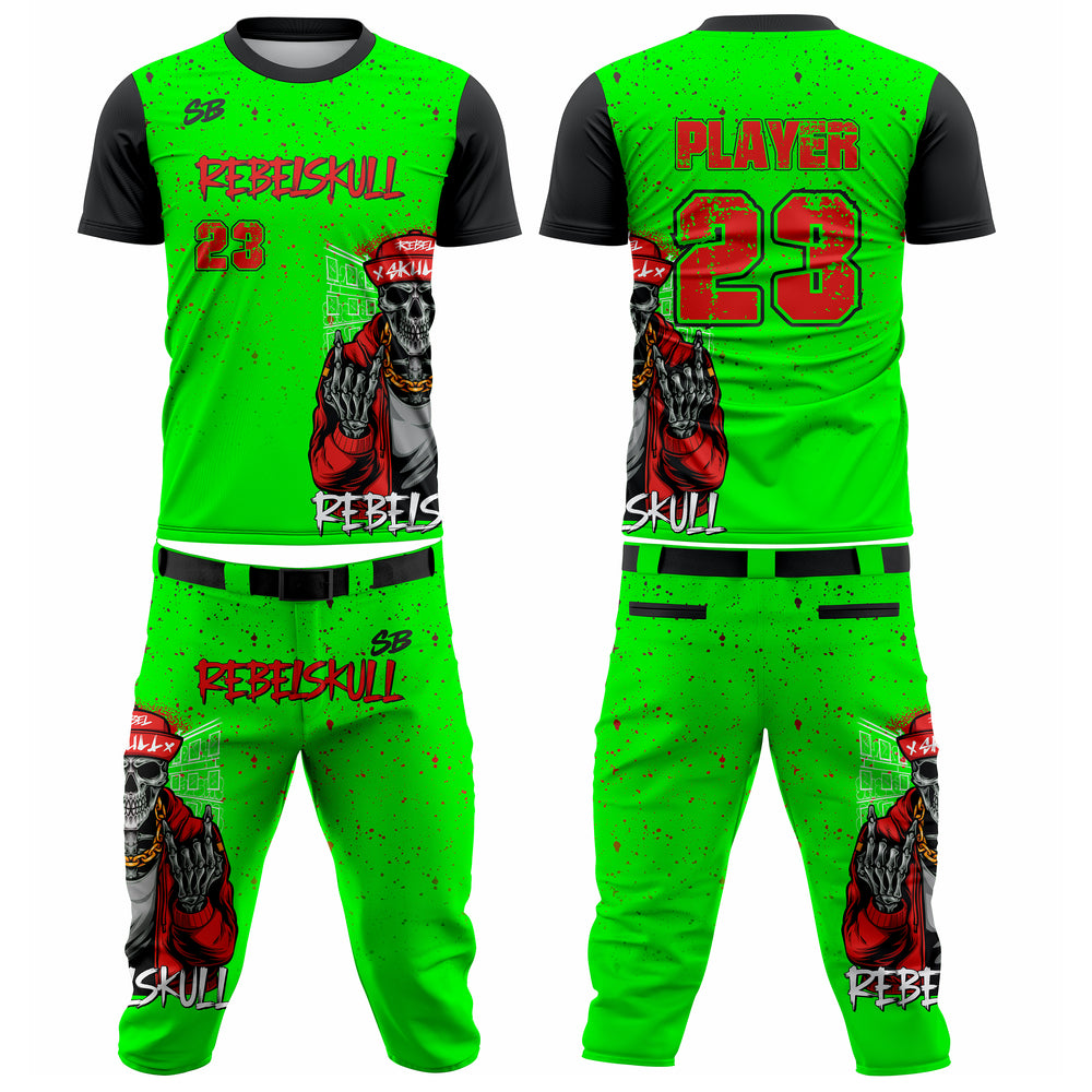 Wholesale custom sublimated softball uniform set USA - bulk orders for teams and resellers